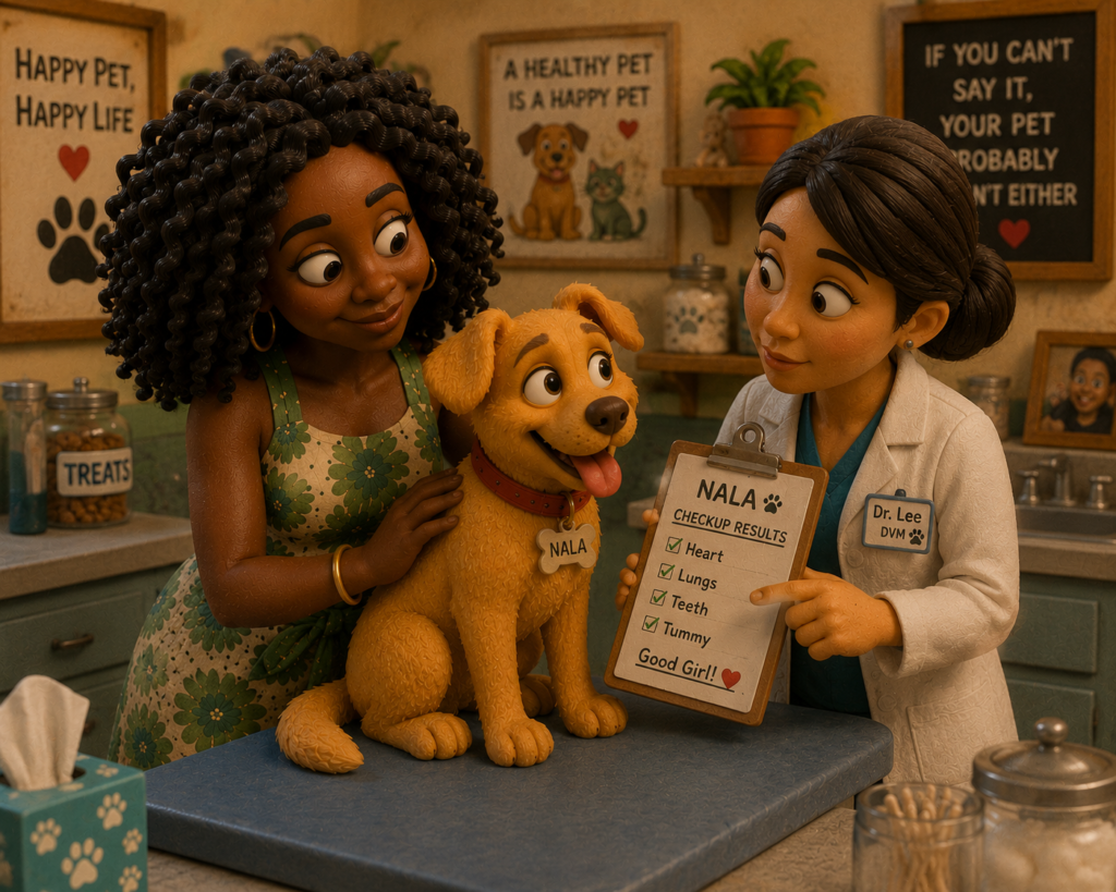 Angel Nala vet